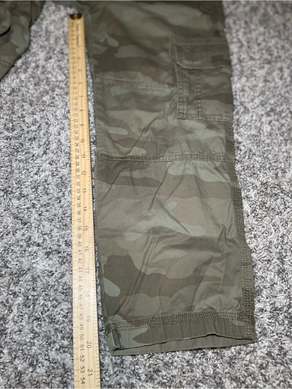Abercrombie Boys Camo Cargo Baggy jogger Pants Sz 7/8